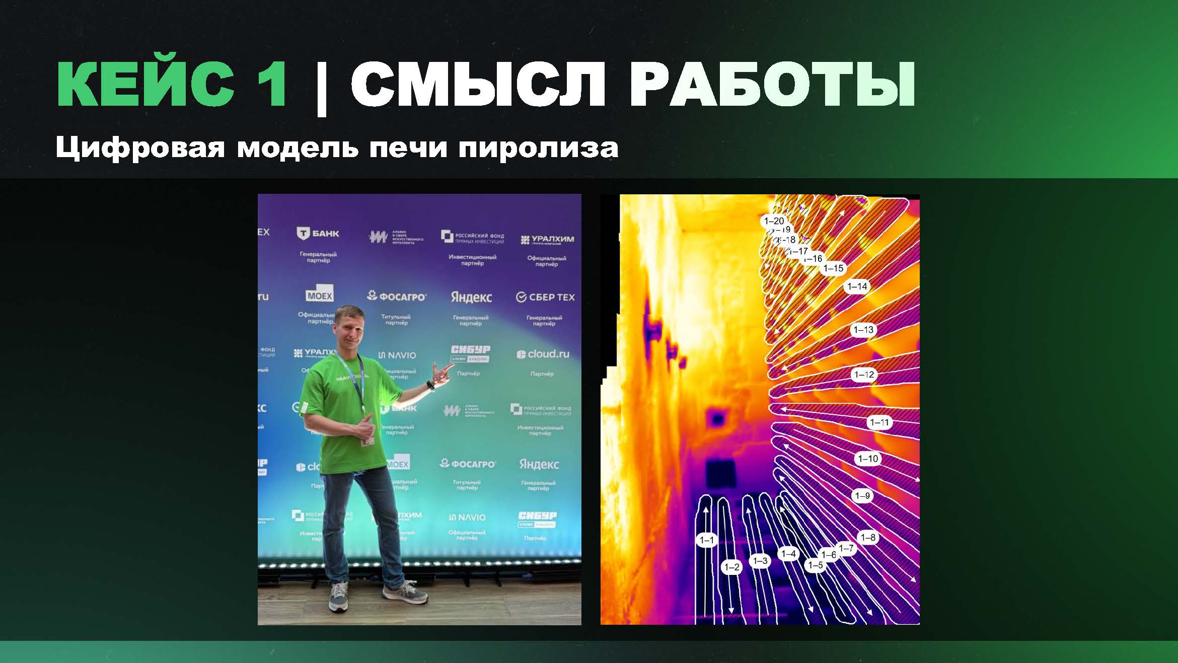 Цифровая модель печи пиролиза